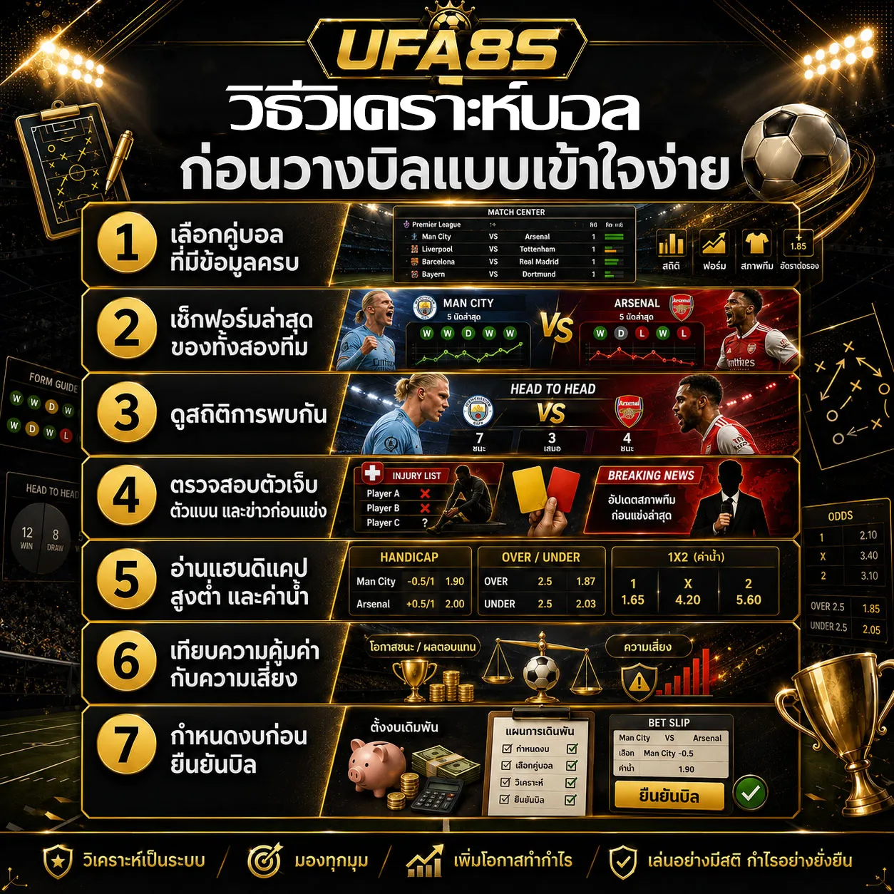 วิธีวิเคราะห์บอล